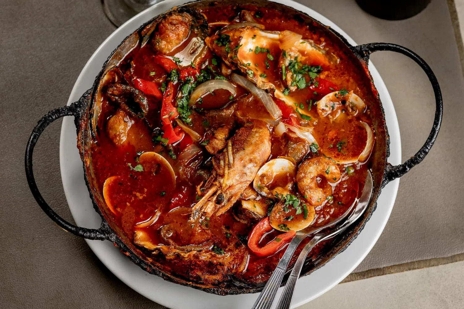 Cazuela de mariscos